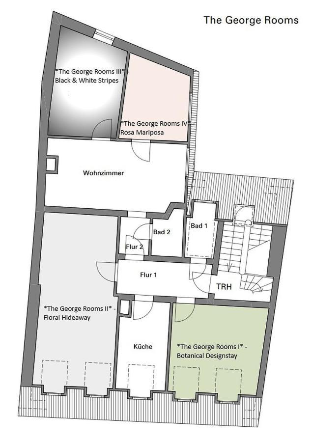 The George Rooms - Boutique Style Wurzburg Luaran gambar